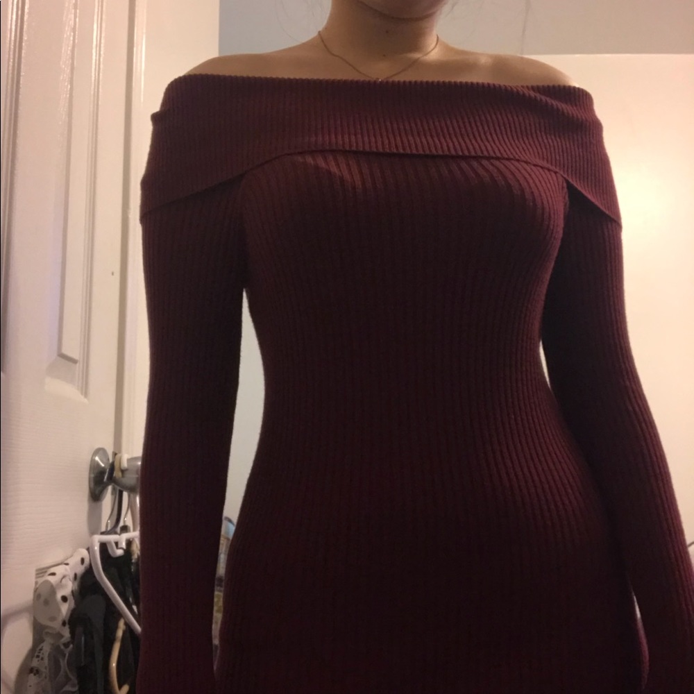 Off the shoulder dress